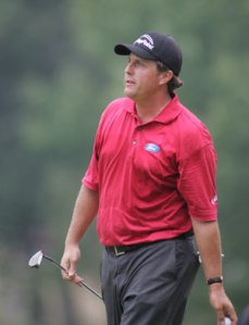 Phil Mickelson with gynecomastia
